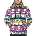 thumbnail image 4 of Hoodies for Men - Exotic Funny Cute Alpaca Long Sleeve Comfrt Men'S Fashion Hoodies & Sweatshirts, Sweatshirts for Men Hoodies Pullover Clothing Clothes with Pouch, 4 of 7