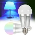 2024 RGBW WiFi LED Light Bulb AC100264V 9W E27 Smartphone Controlled