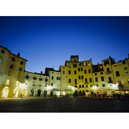Piazza Anfiteatro, Lucca, Tuscany, Italy, Europe Print Wall Art By Jean