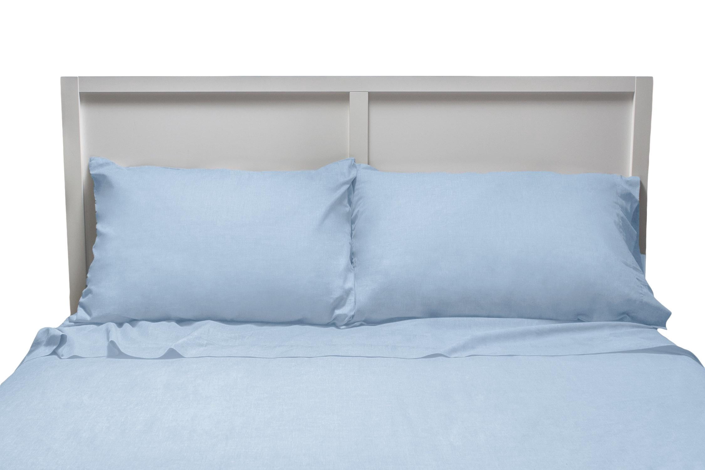 300 Thread Count 100% Cotton 4-Piece King Sheet set in Cool Blue