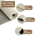 thumbnail image 7 of Area Rug 2'x6' Runner Rug Living Room Rugs Modern Stripe Style Low Pile Carpets for Bedroom Entryway Office Dining Table Beige, 7 of 7