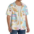 thumbnail image 4 of Gaeub Icecream Truck Men's Lapel Short Sleeve Shirt, Relaxed Fit Shirt, Soft and Breathable for Outdoors Party Travel - XX-Large, 4 of 7