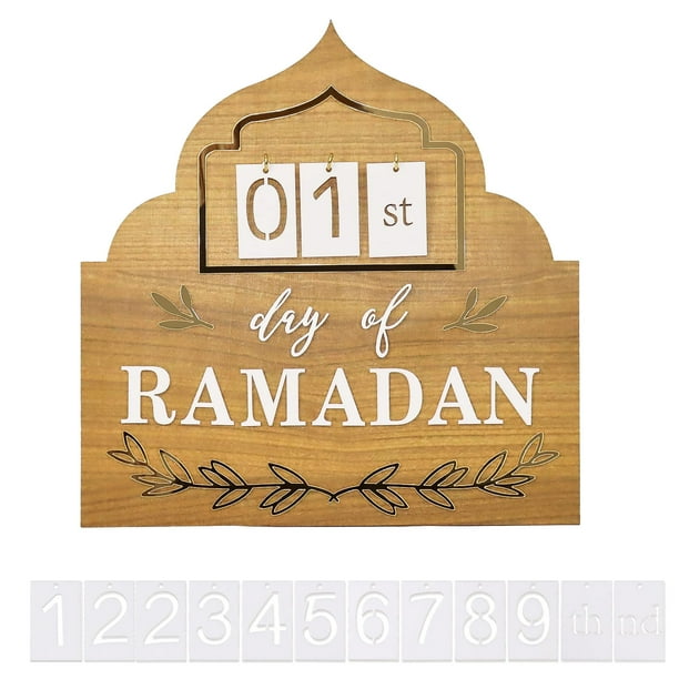 TOYFUNNY Ramadan Advent Calendar 2023 Diy Countdown Calendars Eid  Decorations For Home Ramadan Ornament Kids Gift Wood - Walmart.com