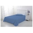 thumbnail image 3 of 3Pcs Flat Sheet Oversized King Plus (120 x 120) 800 Thread Count 100% Egyptian Cotton Luxury Quality Bedding Flat Sheet Medium Blue Solid, 3 of 4
