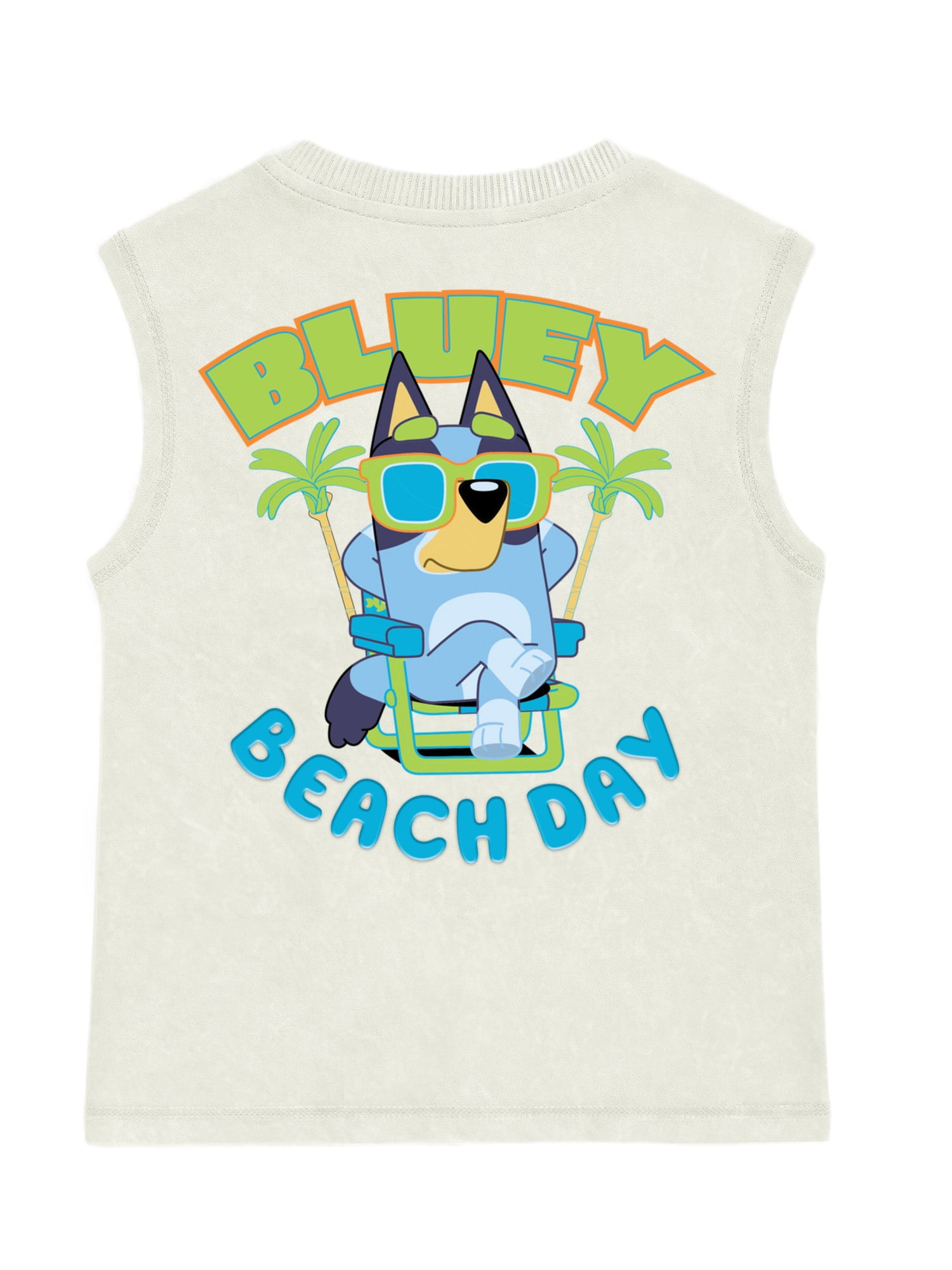 Bluey Toddler Boy Sleeveless Muscle Tank, Sizes 12M-5T