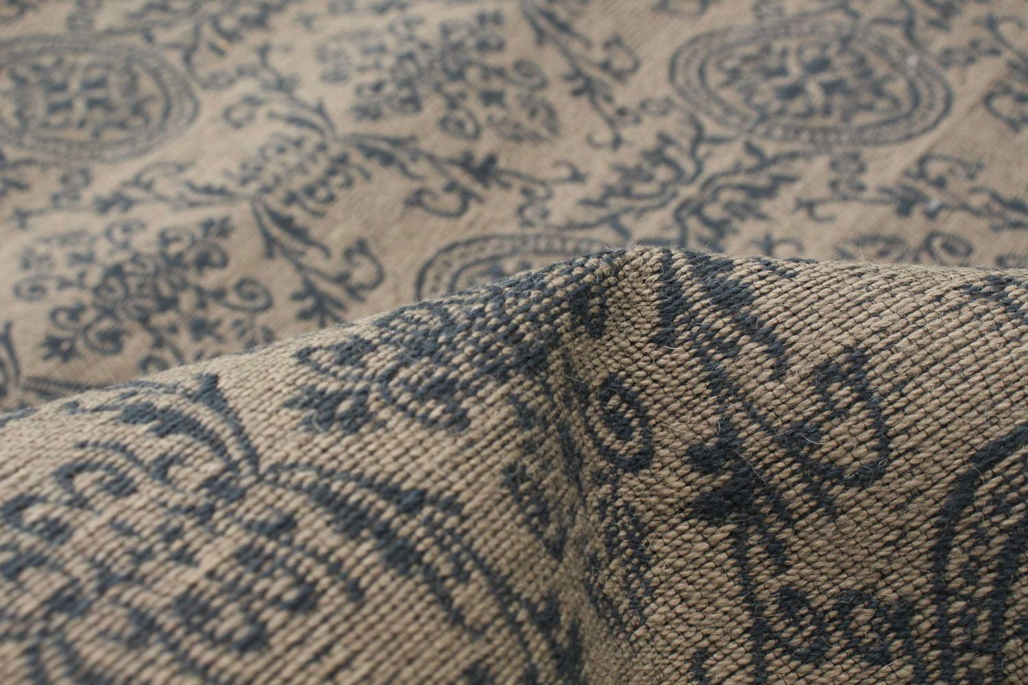 ECARPETGALLERY 5'4" x 7'6"  Transitional Collage Handmade Area Rug for Living Room, Dining Room and Bedroom in Yellow