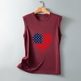 thumbnail image 4 of IROINNID Women's V-Neck Tank Sleeveless 4th Of July Vest Summer Vest Blouse Tops 4th Of July, 4 of 5