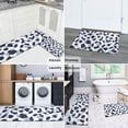 thumbnail image 5 of Blue and Dark Blue Leopard Pattern Kitchen Rugs Sets Of 2,Anti Fatigue Kitchen Mat Rugs Non Slip Washable,Decorative Kitchen Floor Mats for Kitchen,Sink,Laundry,17"x30"+17"x47", 5 of 7