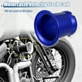 thumbnail image 2 of 55mm Velocity Stack Motorcycle Carburetor Air Filters Carb Funnel Trumpet for Honda for Yamaha Blue, 2 of 6