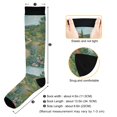 thumbnail image 3 of FORMRS Womens Knee High Socks Casual Long Thick Travel Daily Wear, 2 Pairs, Garden Scene, 3 of 6