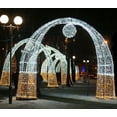 thumbnail image 3 of Arco de calle LED de Navidad 3D, luces de pantalla LED 3D, arcos de luz con motivo navideño LED para exteriores para City Street Park, 3 of 3