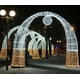 thumbnail image 4 of Arco de calle LED de Navidad 3D, luces de pantalla LED 3D, arcos de luz con motivo navideño LED para exteriores para City Street Park, 4 of 4