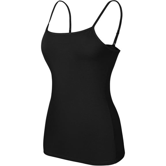 Charmo Camisole for Women with Built-in Shelf Bra Adjustable Strap Modal Cami Tank Tops