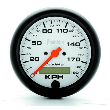 5887-M 3.38 in. Phantom Metric Speedometer - 190 KPH