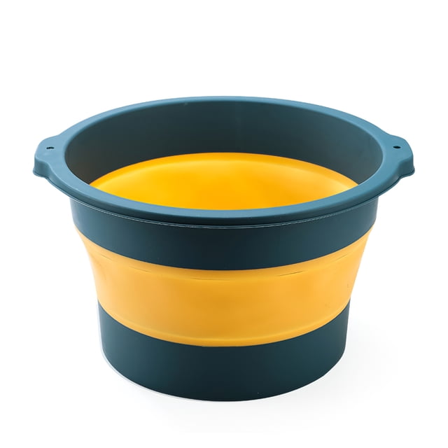 Cubo De Remojo De Pies Plegable Baño De Pies De Plástico Engrosamiento Cubo De Lavado De Pies Lavabo Masaje Baño De Pies Cateissary AF001060-03