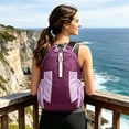 thumbnail image 4 of Foldable Waterproof Backpack, 25L Lightweight Packable Daypack for Outdoor Travel Camping Hiking, 4 of 9