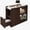 Walnut, variant on Panapinka Farmhouse End Table with Charging Station,End Table with Charging Station, Rolling Side Table with Drawer, 3-Level Adjustable Shelf, 2 AC Outlets, USB and Type-c Ports, Lockable Wheels