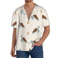 thumbnail image 3 of Xecao offers the Sea Turtle for Men's Casual Short-sleeved Shirt, a button-up collared shirt with a pocket, perfect for beach vacations and yacht travel in the Small size., 3 of 7