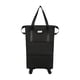 thumbnail image 5 of Bolsa de viaje plegable expandible con ruedas, práctica bolsa de viaje para hombres y mujeres Negro Doble Expansión, 5 of 8