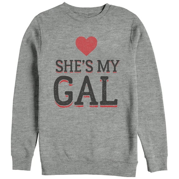 Men's Lost Gods She's My Gal Sweatshirt Athletic Heather Small