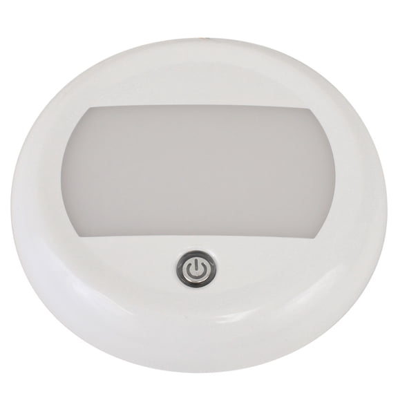 Scandvik 41323P 5 in. Dome Light with Switch & 3 Stage Dimming for Boat - 10-30V - IP67