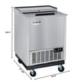 thumbnail image 3 of 25 in. Commercial Glass Froster in Stainless Steel, ETL Listed, 5 cu. ft. (KM-GF25-SS), 3 of 11