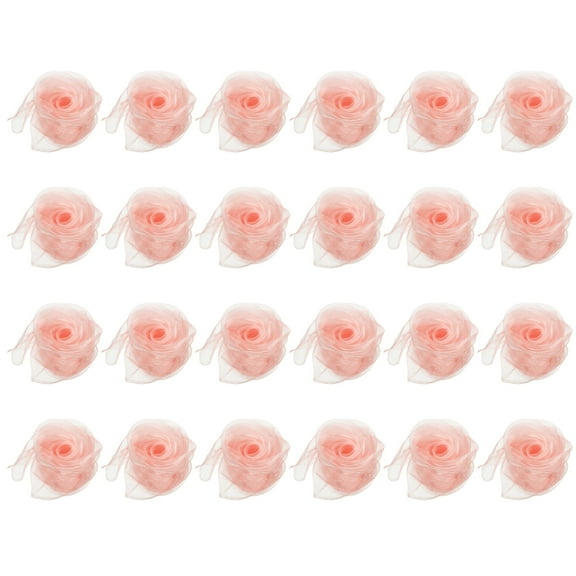 Uxcell 24 Pcs Dance Scarves 24" x 24" Juggling Scarves for Play Magic Music, Coral Pink