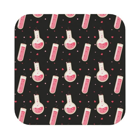 

Matuu Chemistry Tools 1 for Cup Coasters Set of 6 Leather Coasters Desk Coasters for Office Measures 4” x 4” Square