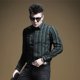 thumbnail image 2 of Camisas para hombre Camisa de negocios verde para hombre a rayas Venta Regular Original Nueva en algodón Elegante Diseñador Alta calidad Lujo Tops, 2 of 5