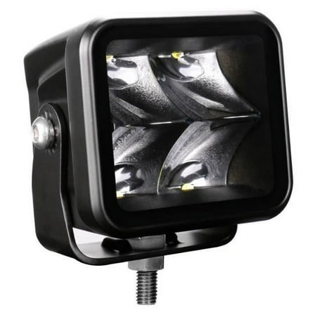 Race Sport Lighting Auxiliary Light Fit 3 Inch Flood Beam Blacked Out Auxiliary Lights with Heated Lens - Improved Visibility and Durability. Perfect for Off-Road Adventures RS3TEMPCL-F