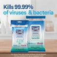 thumbnail image 3 of Clorox® On-The-Go Disinfecting Wipes, Fresh Meadow, 15 Count, 3 of 3