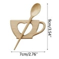 thumbnail image 4 of Weloille Wooden Shawl Pin Shawl Stick Sweater Clips Musician Brooch Sweater Stick Knitting(Length: 9cm), 4 of 9