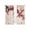 Light Beige Deep Red, variant on Red Flowers Sheer Curtains 63 Inch Length 2 Panels for Living Room, Chinese Plum Traditional Ink Painting Voile Kitchen Curtain Set, Luxury Privacy Drapes Window Treatment for Bedroom