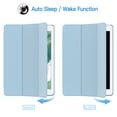 thumbnail image 3 of Ultra Lightweight Stand Smart Protective Cover with Auto Sleep/Wake Feature for iPad Air, Light Blue, 3 of 5