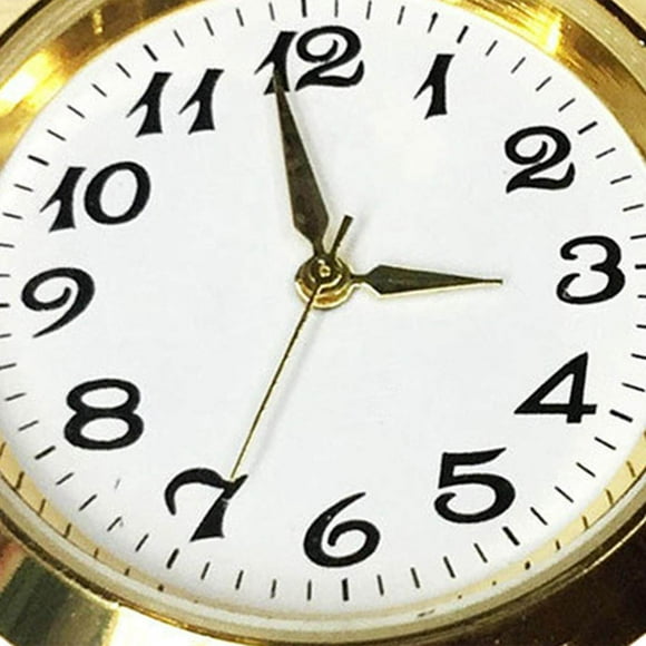 thinsony Round Clock Insert Clock Movement Clock Face for Diameter 1-3/8 inch Hole Aureate