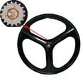 thumbnail image 2 of iMeshbean 700c Tri Spoke Fixie Fixed Gear Single Speed Bike Rear Mag Wheel Rim ( Black ), 2 of 2