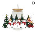 thumbnail image 1 of X2 Christmas Drinks -UV DTF Cup - Wrap Transfer Waterproof Cup Sticker ж W6B2, 1 of 9