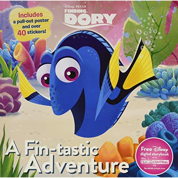 Pre-Owned 8 X 8 Activity & Sticker Book: Disney Pixar Finding Dory a Fin-Tastic Adventure (Paperback)