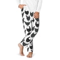 thumbnail image 2 of Wukai Retro Rooster Print Teenagers' Pajama Pant Sleep Pajama Lounge Pant PJ Bottoms with Pockets and Button Fly(Available in Big & Tall)-Large, 2 of 6