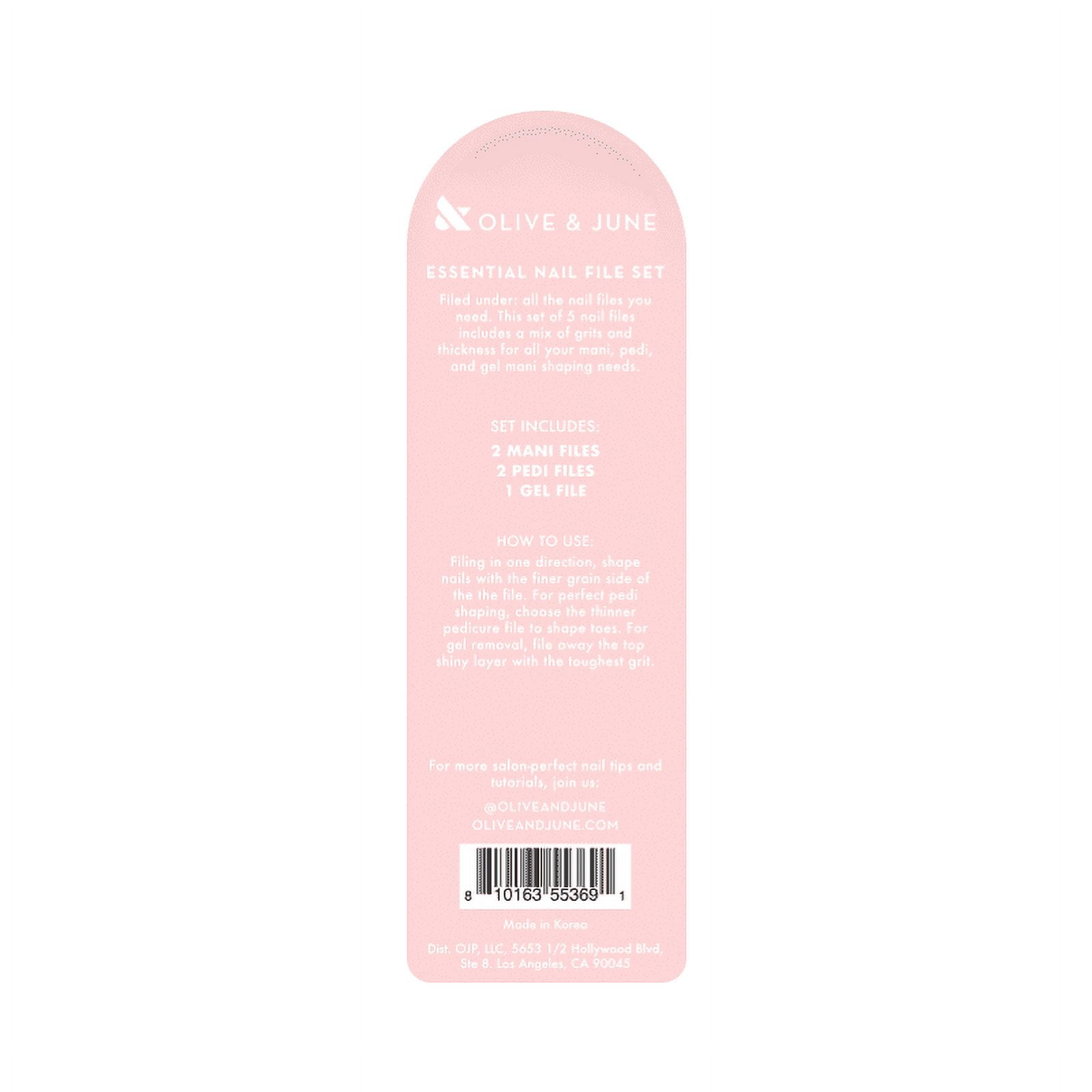 Olive & June Hero Nail File Pack, 5 Piece