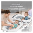 thumbnail image 2 of Bañera para Bebé con Termómetro Esquimal, Tina de Baño Plegable con Asiento Antideslizante Gris, 2 of 7