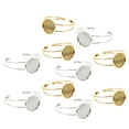 thumbnail image 4 of MLINS 10Pcs Bracelet Blank Trays Adjustable DIY Bracelet Bases Jewelry Making Accessories, 4 of 8