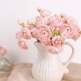 thumbnail image 7 of Artificial Decorative Flowers,Pink Faux Ranunculus Bouquets,DIY Wedding Flowers,Vase Filler,Table Centerpieces,Floral Arrangements Decor,for Home Florist 18 Pcs, 7 of 7