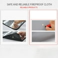 thumbnail image 4 of MYG 105cm Fireproof Base Mat Fire Protection Mat Heat-resistant BBQ Charcoal Grill, 4 of 8