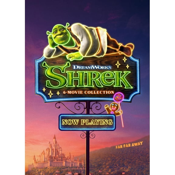 Shrek 6-Movie Collection (DVD), Family, DreamWorks