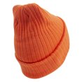 thumbnail image 4 of Top Headwear Cable Knit Long Winter Beanie - Orange, 4 of 5