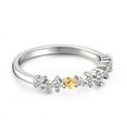 thumbnail image 3 of Oryn Jewelry 1.43 Ct Brilliant Round Cut Moissanite Ring - 14K White Gold Plated Wedding Anniversary Ring - Special Occasion Engagement Ring - Unique Forever Moissanite Gift, 3 of 4