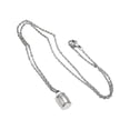 thumbnail image 2 of Collar Colgante Hugo Recuerdo Acero Inoxidable Plata, 2 of 5