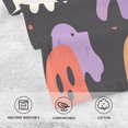 thumbnail image 5 of Yayeee 100% Cotton Hand Towels for Bathroom 16" x 28" Soft Absorbent Kitchen Towel, Yellow Halloween Ghosts, 5 of 7