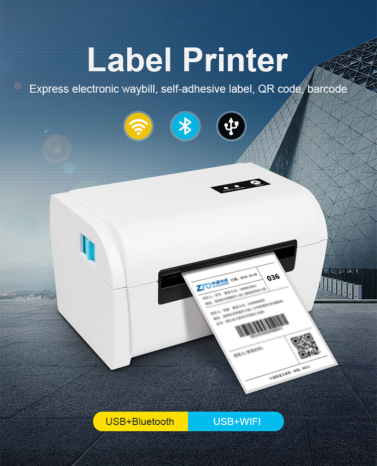 SIHAO Bluetooth Thermal Shipping Label Printer, 4x6in Portable Thermal Address Label Printer for Shipping Packages, Compatible with iPhone,Android,Windows,Mac,Chromebook